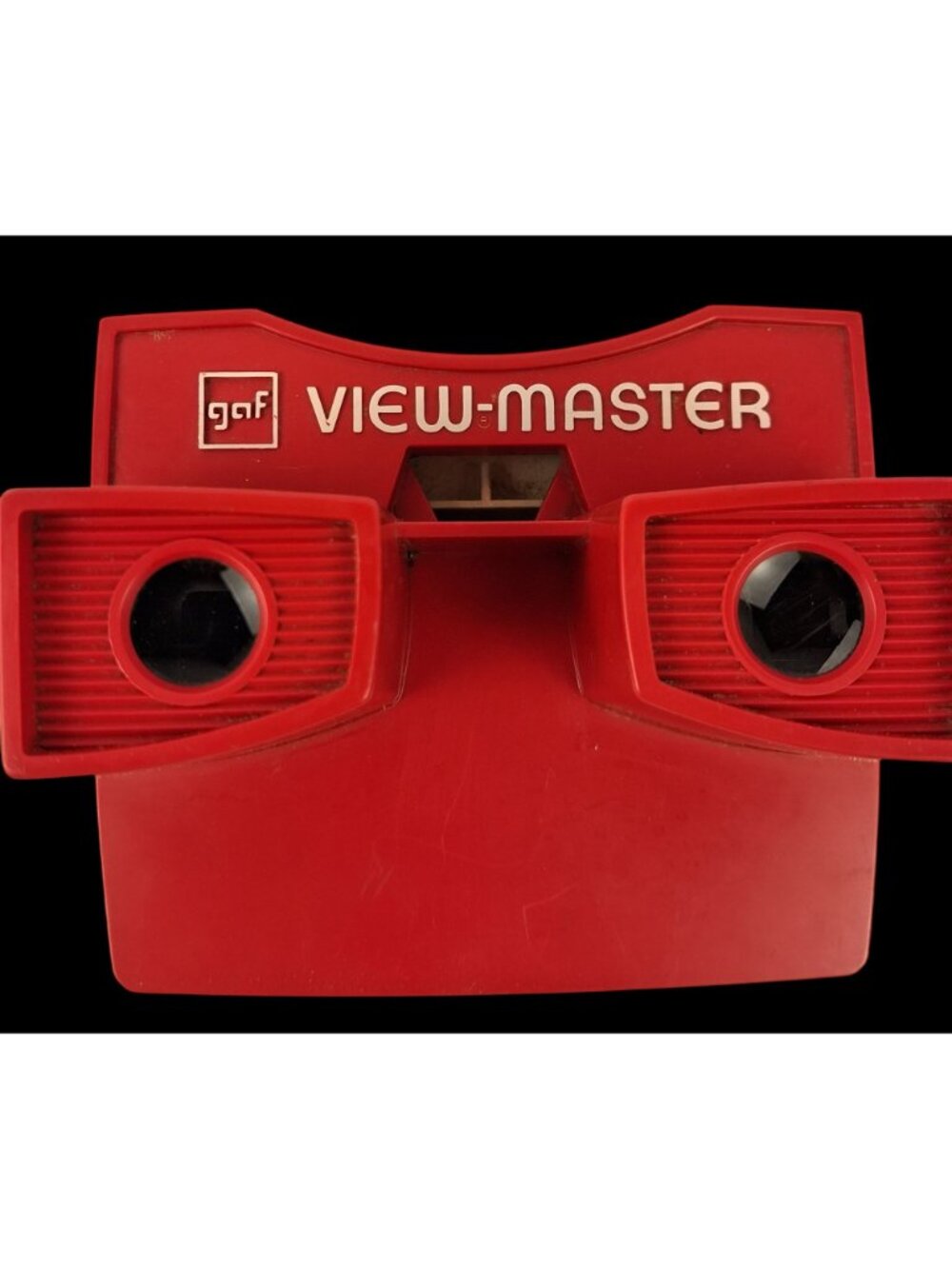VTG GAF View-Master Red & White 3D Viewer With 14 Classic Reel Discs - Picture 2 of 15